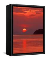 Andaman Sea Glows With Reflected Sunset, Thailand-Merrill Images-Framed Stretched Canvas