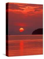 Andaman Sea Glows With Reflected Sunset, Thailand-Merrill Images-Stretched Canvas