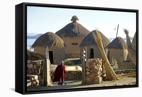 Andean Eco-Village Inca Utama, Lake Titicaca, Huatajata, Bolivia-Kymri Wilt-Framed Stretched Canvas