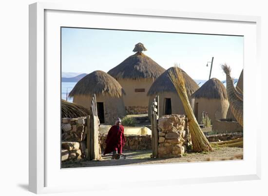 Andean Eco-Village Inca Utama, Lake Titicaca, Huatajata, Bolivia-Kymri Wilt-Framed Photographic Print