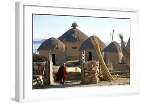 Andean Eco-Village Inca Utama, Lake Titicaca, Huatajata, Bolivia-Kymri Wilt-Framed Photographic Print