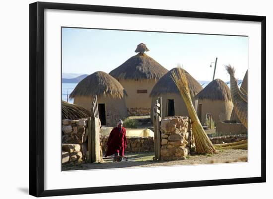 Andean Eco-Village Inca Utama, Lake Titicaca, Huatajata, Bolivia-Kymri Wilt-Framed Photographic Print