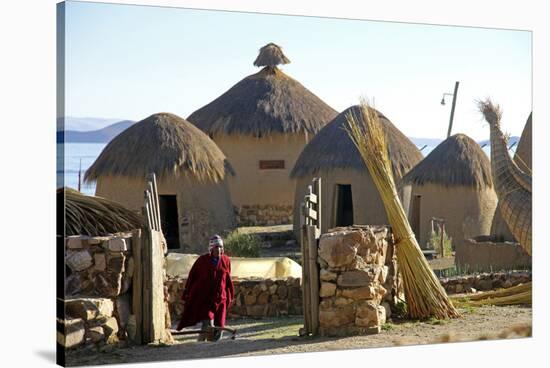 Andean Eco-Village Inca Utama, Lake Titicaca, Huatajata, Bolivia-Kymri Wilt-Stretched Canvas