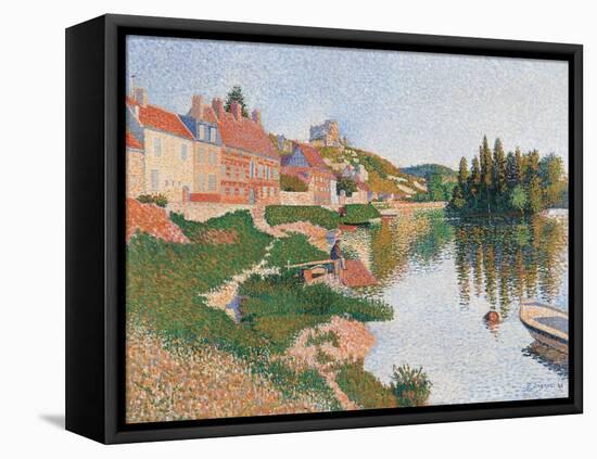 Andelys-Paul Signac-Framed Stretched Canvas