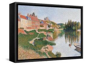 Andelys-Paul Signac-Framed Stretched Canvas
