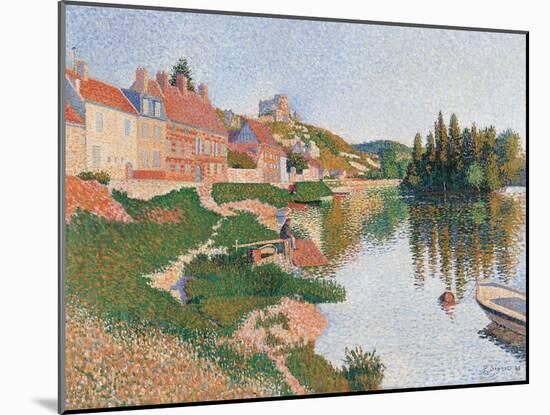 Andelys-Paul Signac-Mounted Giclee Print