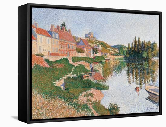 Andelys-Paul Signac-Framed Stretched Canvas