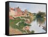 Andelys-Paul Signac-Framed Stretched Canvas