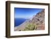 Anden Verde, West Coast with Puerto De Las Nieves and Faneque Mountain, Gran Canaria-Markus Lange-Framed Photographic Print