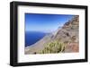 Anden Verde, West Coast with Puerto De Las Nieves and Faneque Mountain, Gran Canaria-Markus Lange-Framed Photographic Print