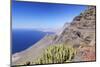 Anden Verde, West Coast with Puerto De Las Nieves and Faneque Mountain, Gran Canaria-Markus Lange-Mounted Photographic Print