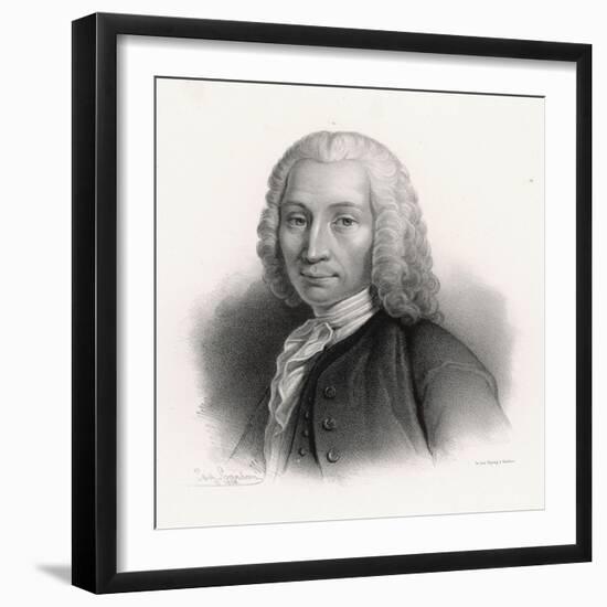 Anders Celsius Swedish Astronomer Gave His Name to Centigrade Temperature Scale-J.g. Sandberg-Framed Art Print