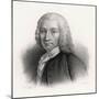 Anders Celsius Swedish Astronomer Gave His Name to Centigrade Temperature Scale-J.g. Sandberg-Mounted Art Print