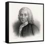 Anders Celsius Swedish Astronomer Gave His Name to Centigrade Temperature Scale-J.g. Sandberg-Framed Stretched Canvas