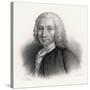 Anders Celsius Swedish Astronomer Gave His Name to Centigrade Temperature Scale-J.g. Sandberg-Stretched Canvas