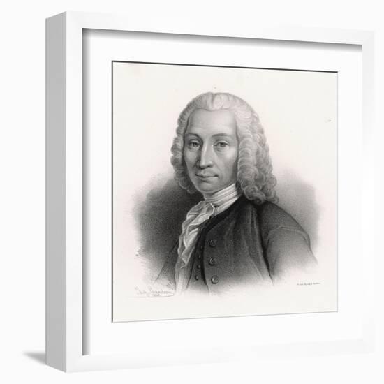 Anders Celsius Swedish Astronomer Gave His Name to Centigrade Temperature Scale-J.g. Sandberg-Framed Art Print