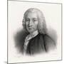 Anders Celsius Swedish Astronomer Gave His Name to Centigrade Temperature Scale-J.g. Sandberg-Mounted Art Print