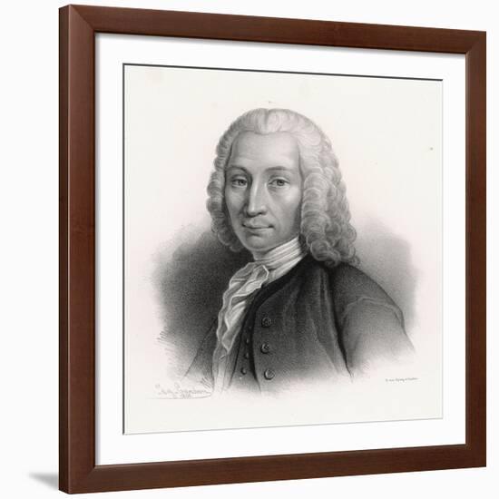 Anders Celsius Swedish Astronomer Gave His Name to Centigrade Temperature Scale-J.g. Sandberg-Framed Art Print