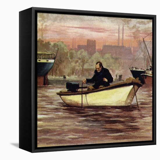 Anders Franzen Decided to Find the Lost Ship-Alberto Salinas-Framed Stretched Canvas