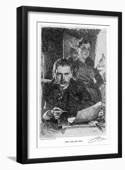 Anders Zorn-null-Framed Art Print