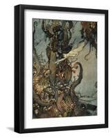 Andersen: Little Mermaid-Edmund Dulac-Framed Giclee Print