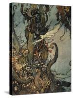 Andersen: Little Mermaid-Edmund Dulac-Stretched Canvas