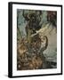 Andersen: Little Mermaid-Edmund Dulac-Framed Giclee Print