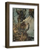 Andersen: Little Mermaid-Edmund Dulac-Framed Premium Giclee Print