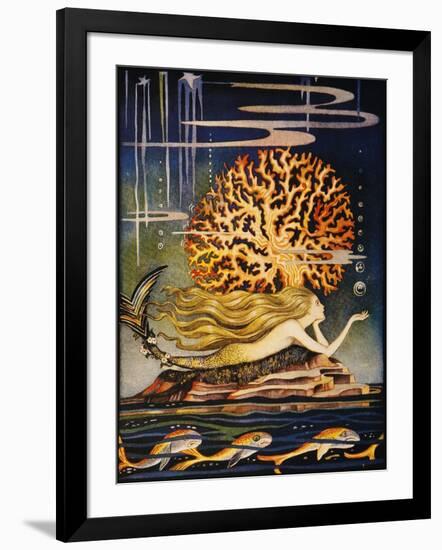 Andersen: Little Mermaid-Jennie Harbour-Framed Giclee Print