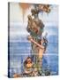 Andersen: Little Mermaid-W. Heath Robinson-Stretched Canvas