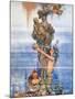 Andersen: Little Mermaid-W. Heath Robinson-Mounted Giclee Print