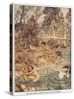 Andersen: Little Mermaid-Arthur Rackham-Stretched Canvas