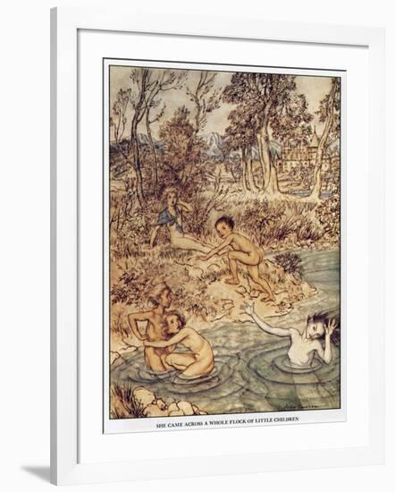 Andersen: Little Mermaid-Arthur Rackham-Framed Giclee Print