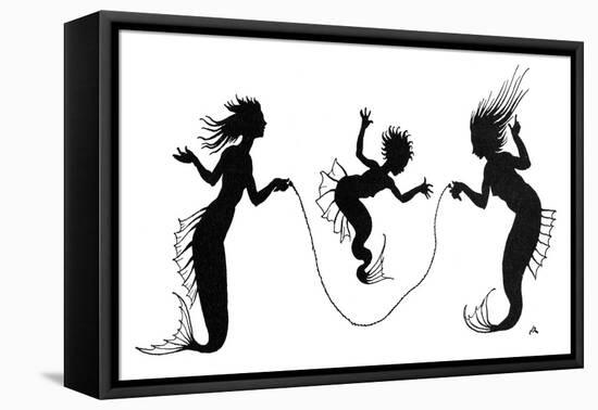 Andersen: Little Mermaid-Arthur Rackham-Framed Stretched Canvas