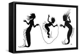 Andersen: Little Mermaid-Arthur Rackham-Framed Stretched Canvas