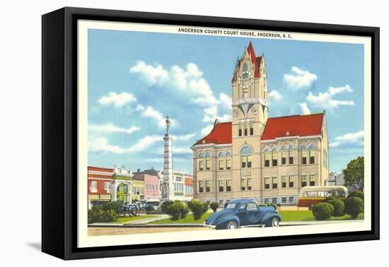 Anderson County Courthouse-null-Framed Stretched Canvas