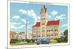 Anderson County Courthouse-null-Mounted Art Print