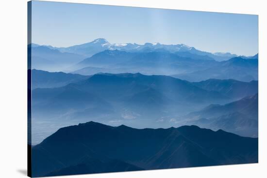 Andes Mountain Range with Glaciers, Southern Chile-Pete Oxford-Stretched Canvas