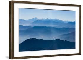 Andes Mountain Range with Glaciers, Southern Chile-Pete Oxford-Framed Photographic Print