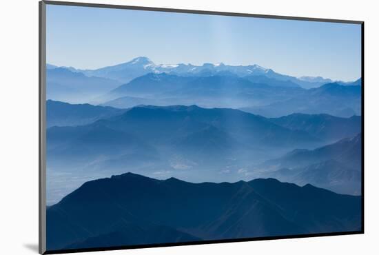 Andes Mountain Range with Glaciers, Southern Chile-Pete Oxford-Mounted Photographic Print