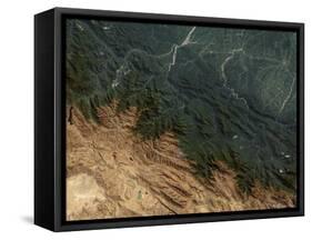 Andes Mountains-Stocktrek Images-Framed Stretched Canvas