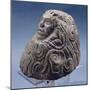 Andesite Statue from Mexico, Depicting the God Quetzalcoatl-null-Mounted Giclee Print