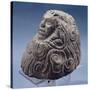 Andesite Statue from Mexico, Depicting the God Quetzalcoatl-null-Stretched Canvas