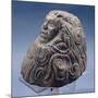 Andesite Statue from Mexico, Depicting the God Quetzalcoatl-null-Mounted Giclee Print