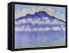 Andey Mountain, Vue from Bonneville, 1909-Ferdinand Hodler-Framed Stretched Canvas