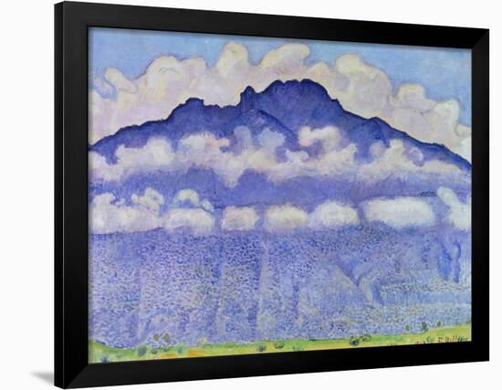 Andey Mountain, Vue from Bonneville, 1909-Ferdinand Hodler-Framed Giclee Print