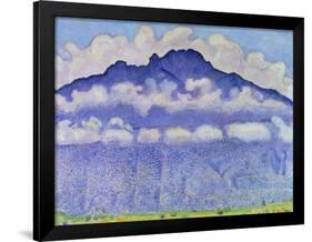 Andey Mountain, Vue from Bonneville, 1909-Ferdinand Hodler-Framed Giclee Print