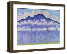 Andey Mountain, Vue from Bonneville, 1909-Ferdinand Hodler-Framed Giclee Print