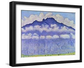 Andey Mountain, Vue from Bonneville, 1909-Ferdinand Hodler-Framed Giclee Print