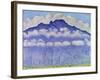 Andey Mountain, Vue from Bonneville, 1909-Ferdinand Hodler-Framed Giclee Print